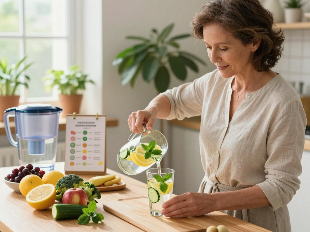 Hydration strategies for metabolic health during menopause