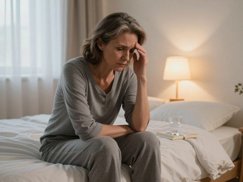 Menopausal women experiencing sleep challenges